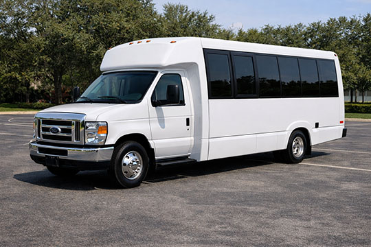 18-passenger minibus available for charter in Kent, WA